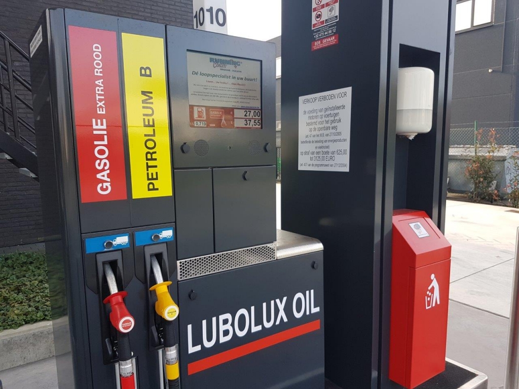 ergens Fraude fluweel RODE GASOLIE EXTRA en PETROLEUM B tanken – Lubolux Oil